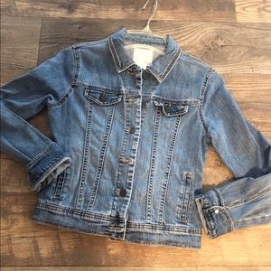 Girls XL Old Navy Blue Jean Jacket